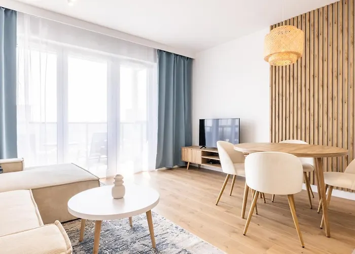 公寓 Baltic Sea View 格但斯克